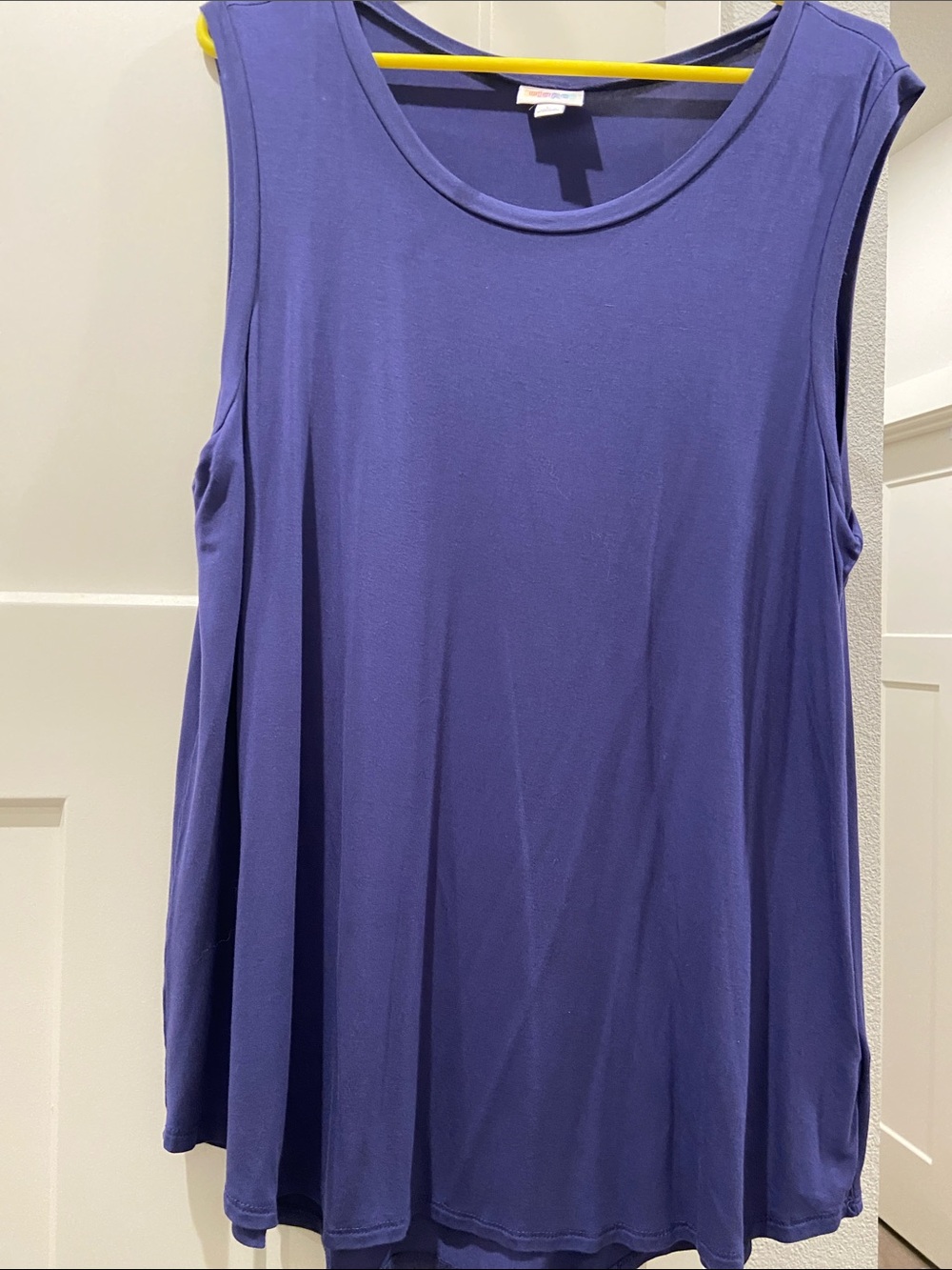 Sleeveless Purple Swing Tank Top - Unbranded